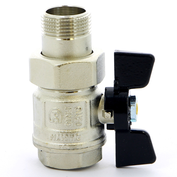 Кран шаровой Bugatti New Jersey НВ с разъемным соединением бабочка 3/4