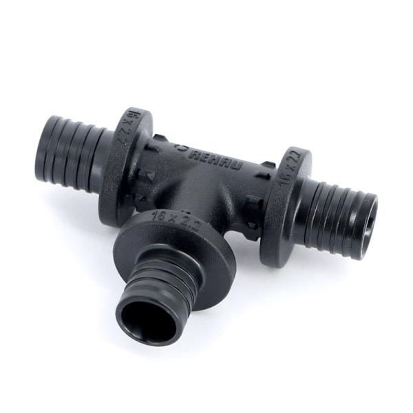 Тройник надвижной пластиковый REHAU 16