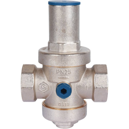 STOUT  Редуктор давления PN25 вн/вн 1 с выходом под манометр