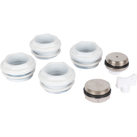 STOUT SKU-0111-000134 STOUT Универсальный монтажный комплект для подключения радиатора 3/4 RAL 9016