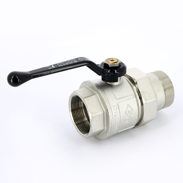 Кран шаровой Bugatti New Jersey НВ с разъемным соединением рычаг 2