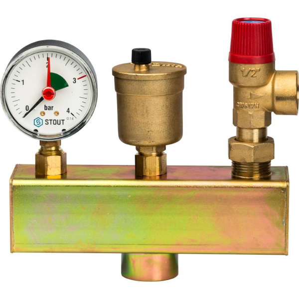 STOUT SVS-0004 Группа безопасности котла  (до 50 кВт) (без теплоизоляции) STOUT SVS-0004 Группа безопасности котла  (до 50 кВт) (без теплоизоляции)