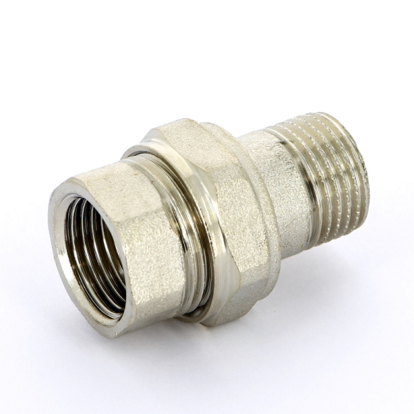 Разъемное соединение НВ никелированное с прокладкой O-ring UNI-FITT 1/2 прямое