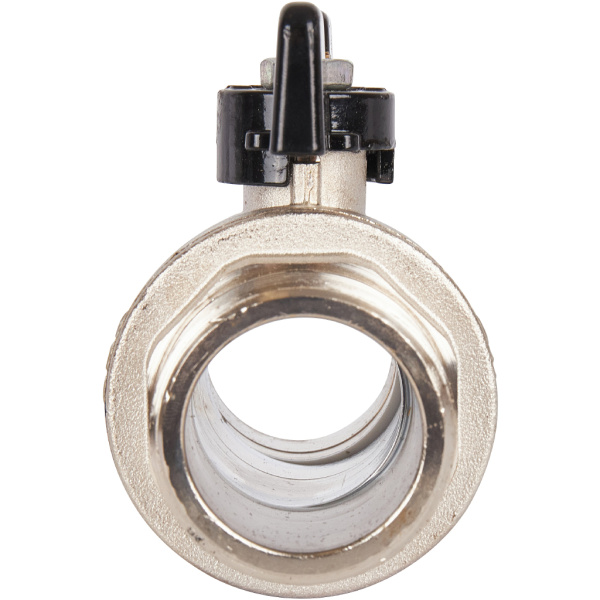 STOUT  Кран шаровой полнопроходной, НР/НР, ручка бабочка 1 1/4