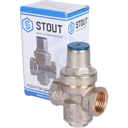 STOUT  Редуктор давления PN16 вн/вн 1/2 без подкл. манометра