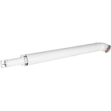 ROMMER RCA-6010-241220 Комплект дымохода АНТИЛЕД 60/100 - 1220мм (Bosch, Buderus, Navien S/C/E, Baxi ECO Nova/Classic,   Baltur, Fondital  ) в комплекте фланец