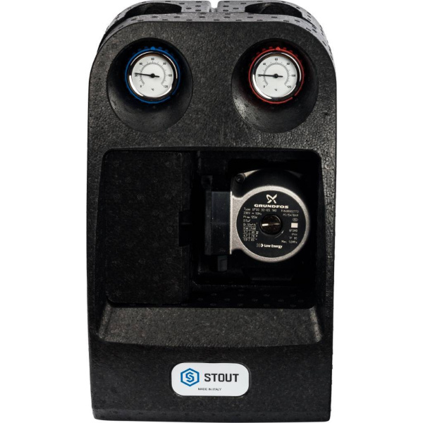 STOUT SDG-0007 Насосная группа со смесителем 1 с насосом Grundfos UPSO 25-65 DN 32