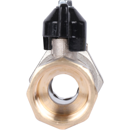 STOUT  Кран шаровой с накидной гайкой, ВР/накидная гайка, ручка бабочка 3/4x1