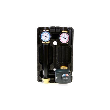 Насосно-смесительная группа Uni-Fitt DN25 с трехходовым клапаном и сервоприводом SCP 25/60 180