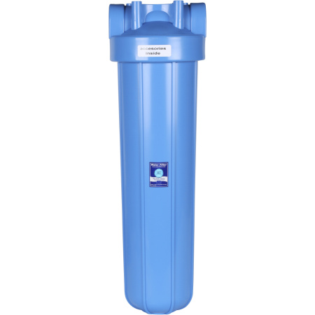 AquaFilter  AQM Корпус 20ВВ, вход 1 FH20B1-B-WB фильтр в сборе (колба, ключ, кронштейн, манометр) без картриджа