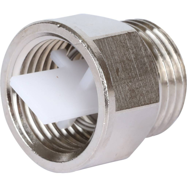 STOUT  Клапан отсекающий, обратный, 1/2 никель.