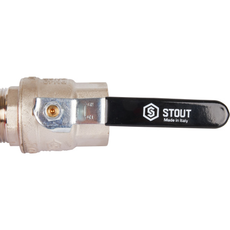 STOUT  Кран шаровой полнопроходной, ВР/НР, ручка рычаг 1 1/4