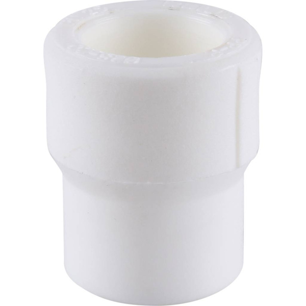 Kalde  25х20 Муфта переходная для полипропиленовых труб под сварку (цвет белый)