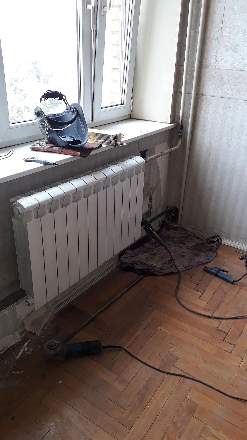 Замена радиаторов отопления