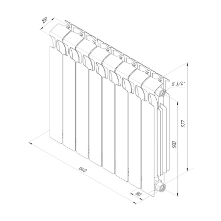 Rifar Monolit 500 8 секций