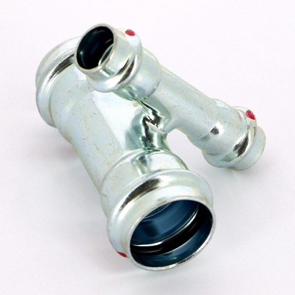 Крестовина пайка VIEGA 28х15 нелигир. сталь Prestabo SC-Contur с уплотнит. элементом