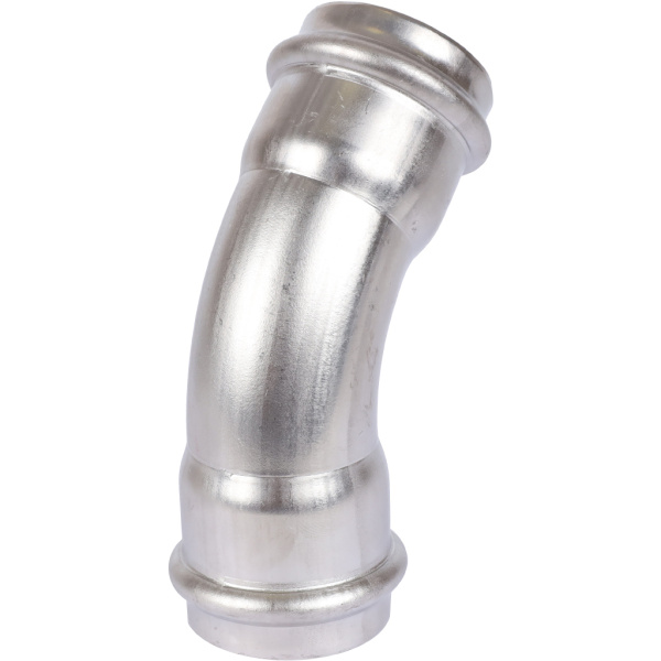 Sanha  9041 пресс-фит. нерж.сталь, отвод 45° ВПр-ВПр, 35