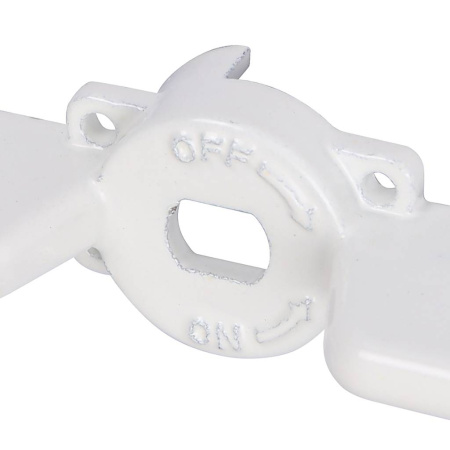 STOUT  Ручка-бабочка для шарового крана STOUT 1/2-3/4 (Белая)