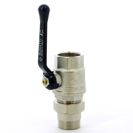 Кран шаровой Oregon Bugatti НВ с разъемным соединением рычаг 11/4