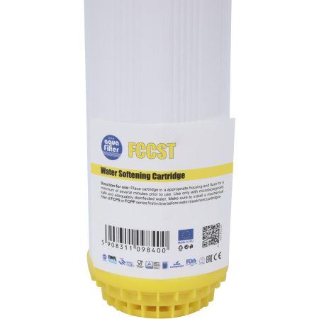 AquaFilter  AQM Картридж 10 для умягчения воды (ионообменная смола) FCCST