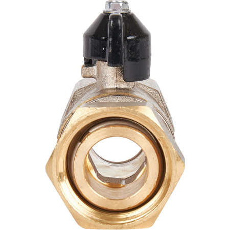 STOUT  Кран шаровой с накидной гайкой, ВР/накидная гайка, ручка бабочка 1x1