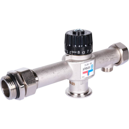 STOUT  Насосно-смесительный узел с термостатическим клапаном 30-60°C, без насоса