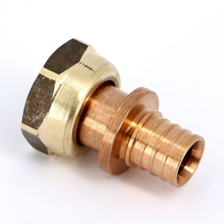 Муфта надвижная Rehau В 16х1/2 RX+ бронза с накидной гайкой