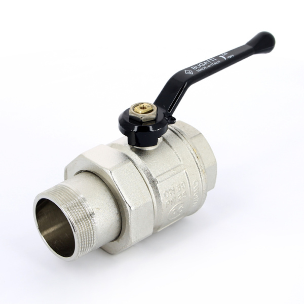 Кран шаровой Bugatti New Jersey НВ с разъемным соединением рычаг 2