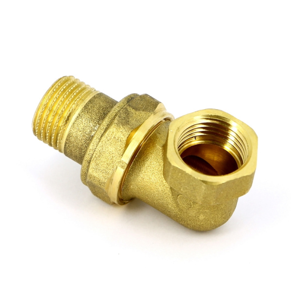 Разъемное соединение НВ с плоской прокладкой UNI-FITT 1/2 угловое