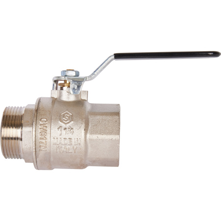 STOUT  Кран шаровой полнопроходной, ВР/НР, ручка рычаг 1 1/4