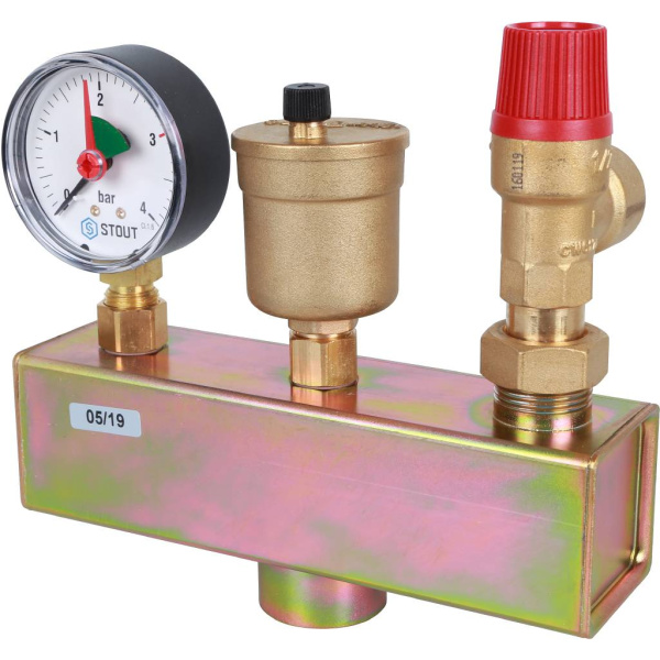 STOUT SVS-0004 Группа безопасности котла  (до 50 кВт) (в теплоизоляции) STOUT SVS-0004 Группа безопасности котла  (до 50 кВт) (в теплоизоляции)