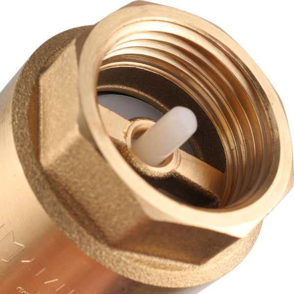 STOUT  1 Клапан обратный пружинный муфтовый с пластиковым седлом