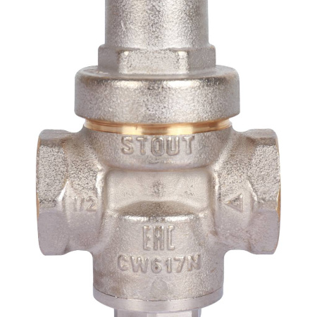 STOUT  Редуктор давления PN16 вн/вн 1/2 без подкл. манометра