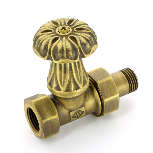 Вентиль ручной Carlo Poletti Artistic НВ 1/2 цвет бронзовый