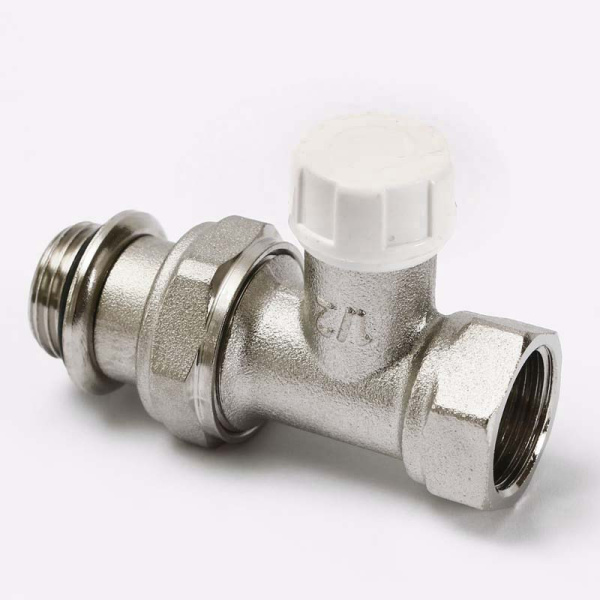 Вентиль обратный никелированный НВ UNI-FITT быстрого монтажа 1/2