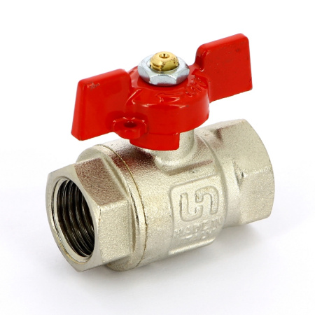 Кран шаровой ВВ 1/2 UNI-FITT полнопроходной бабочка