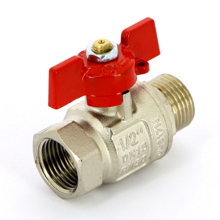 Кран шаровой НВ 1/2 UNI-FITT полнопроходной бабочка