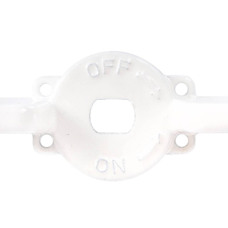 STOUT  Ручка-бабочка для шарового крана STOUT 1- 1 1/4 (Белая)