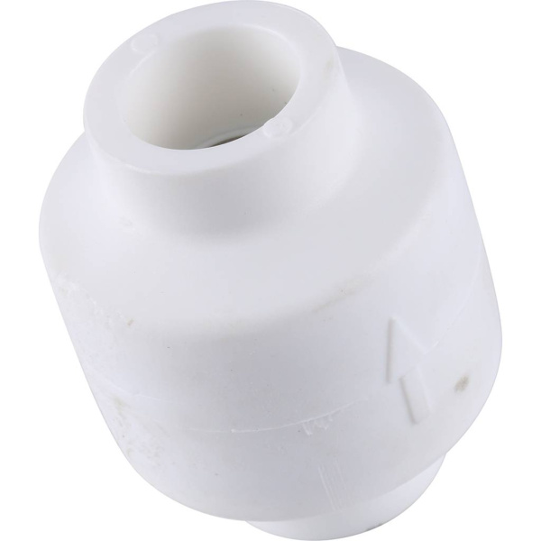 Kalde  d=20 Обратный клапан для полипропиленовых труб под сварку (цвет белый)