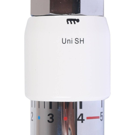 OVENTROP  Головка термостатическая Uni SH белая/хромированная