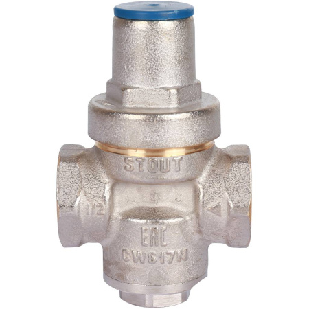 STOUT  Редуктор давления PN16 вн/вн 1/2 без подкл. манометра