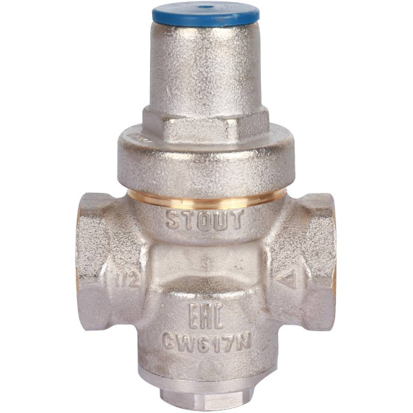 STOUT  Редуктор давления PN16 вн/вн 1/2 без подкл. манометра