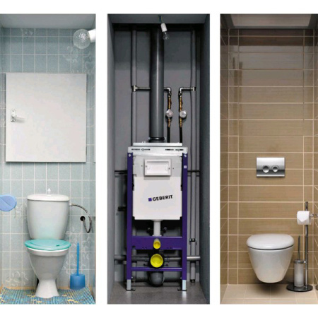 Модуль Geberit Duofix для подвесного унитаза, 112 см, с бачком Sigma 12 см отдельностоящий усиленный