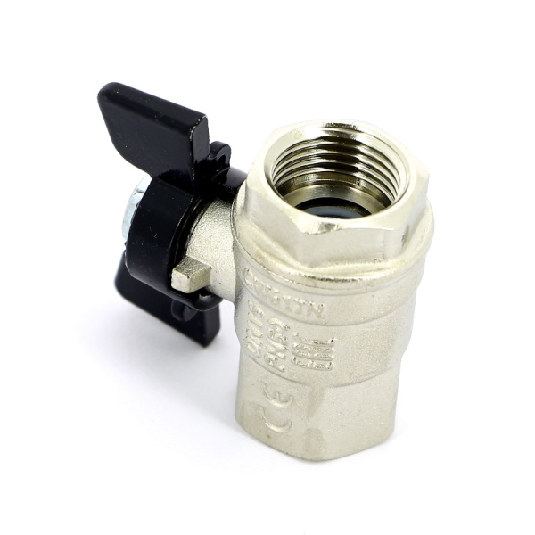 Кран шаровой Bugatti New Jersey ВВ бабочка 1/2