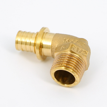 Угол надвижной Н бронзовый REHAU 16x1/2 RX+