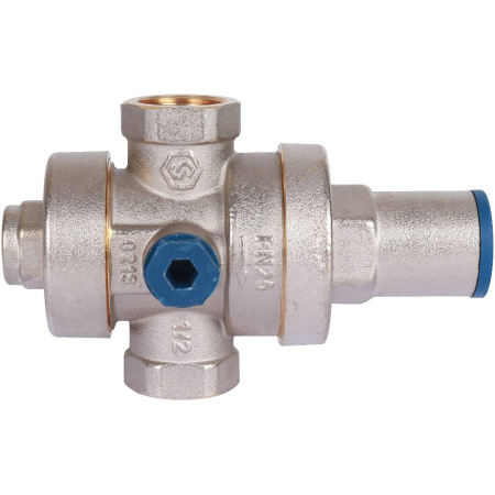 STOUT  Редуктор давления PN25 вн/вн 1/2 с выходом под манометр