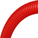 STOUT SPG-0002 Труба гофрированная ПНД, цвет красный, наружным диаметром 25 мм для труб диаметром 20 мм SPG-0002-502520