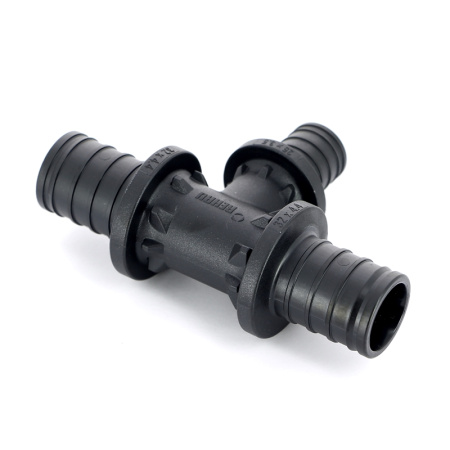 Тройник редукционный надвижной пластиковый REHAU 32x25x32