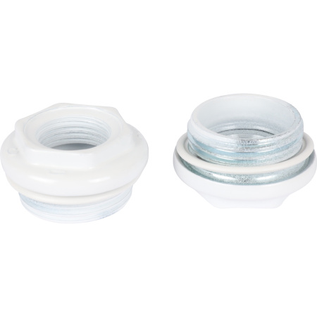 STOUT SKU-0111-000112 STOUT Универсальный монтажный комплект для подключения радиатора 1/2 RAL 9016