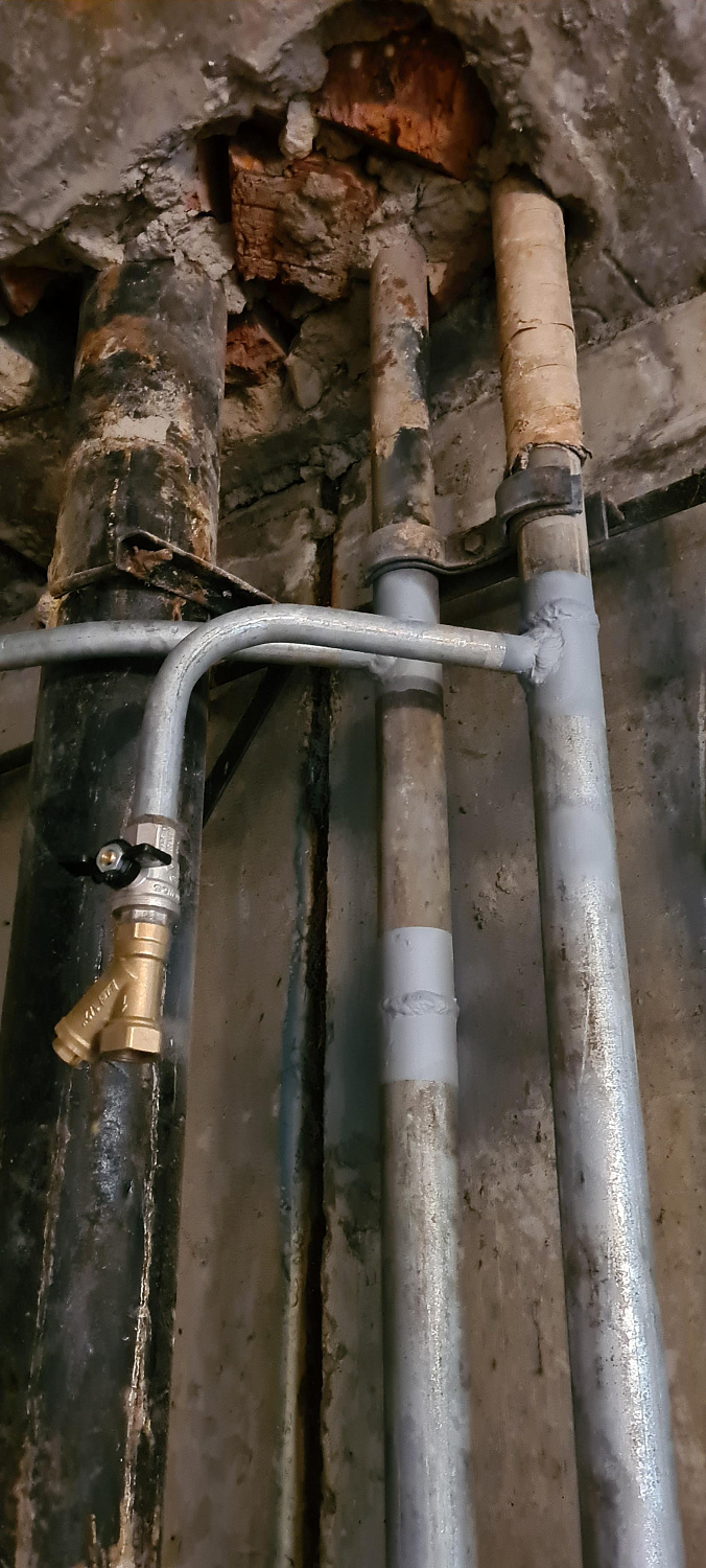 Замена стояков водоснабжения